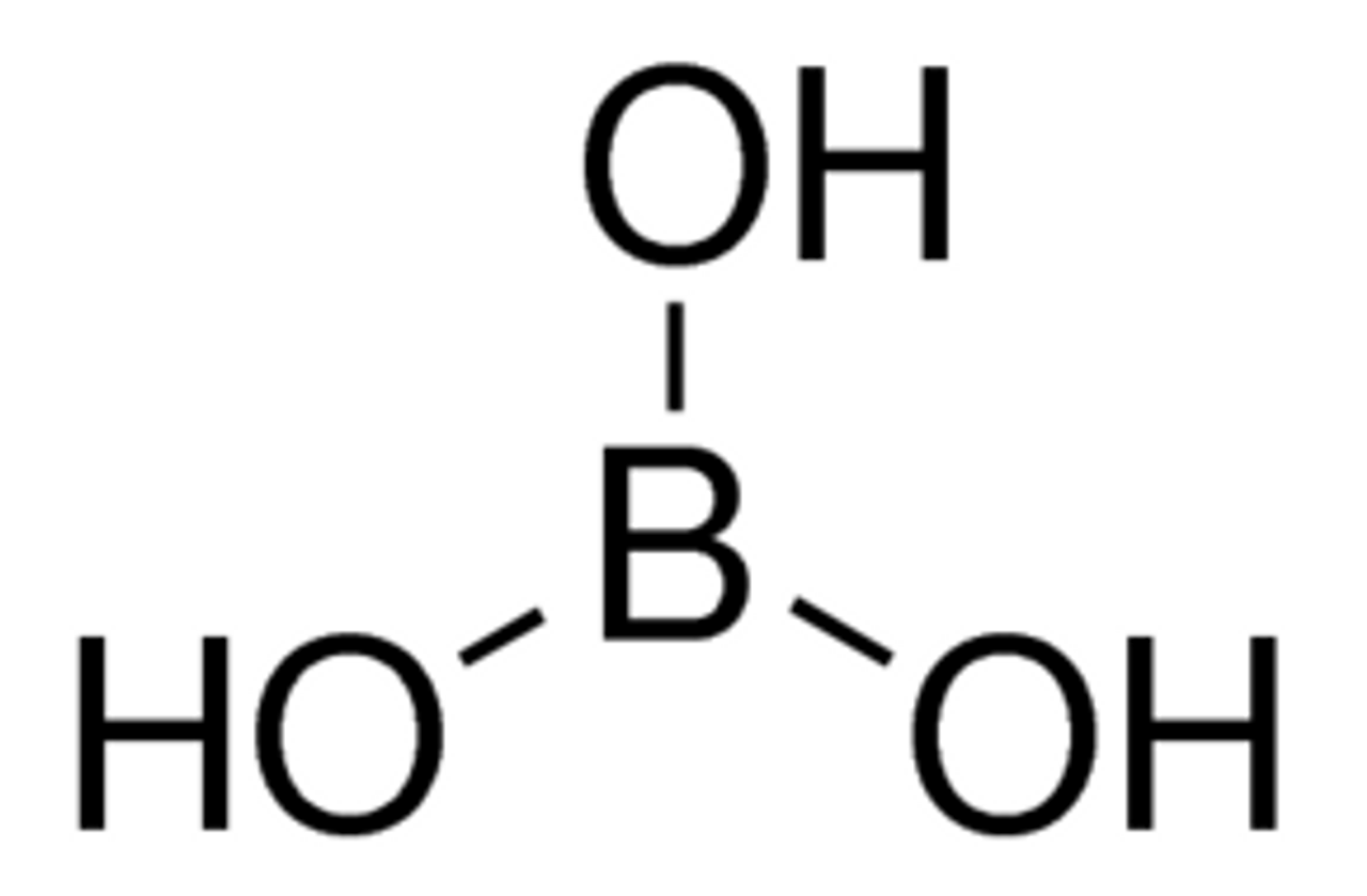 Boric Acid, R. G. Buffer Substance 99.8% ACS Reagent, 500 grams