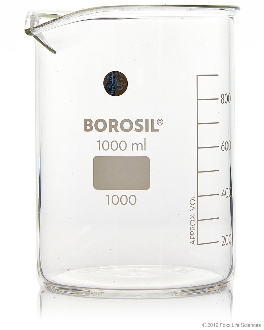 Borosil Beakers Low Form With Spouts 2000ml 1447