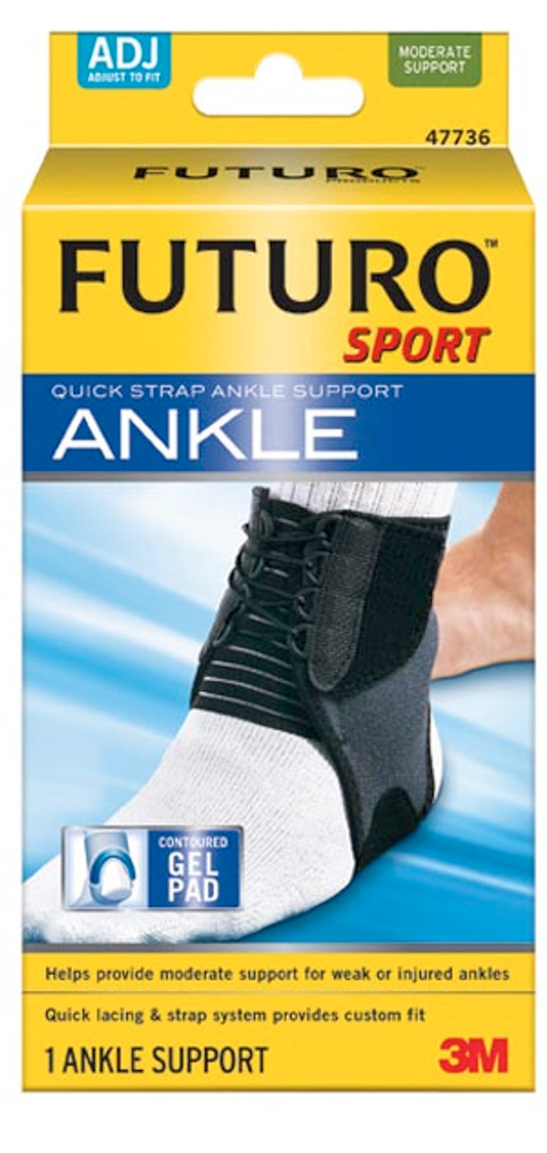 3M Ankle Brace, Adjustable, 2 per pack, 6 packs per case