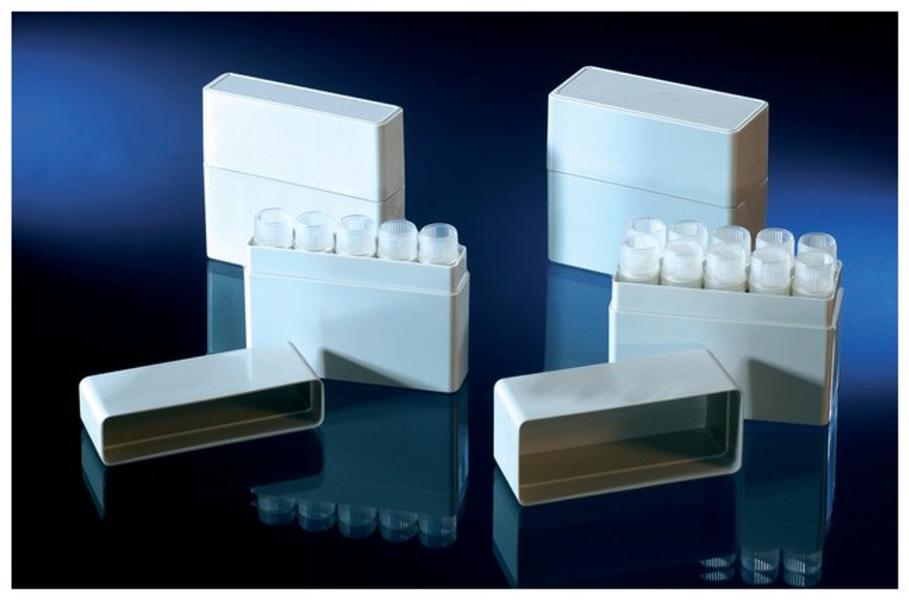 Nalgene 5030-0505 Long- Term Storage Cryogenic Tube Accessories, 5x5 vial  holder, PC, case/4