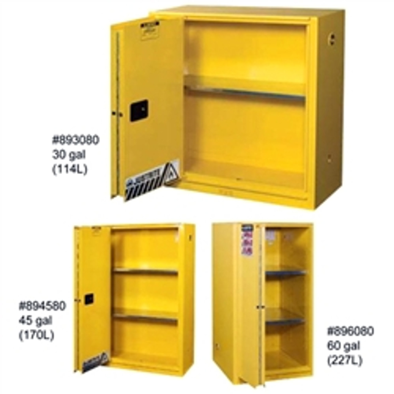 Flammable Storage, 90 Gallon, Self Close - Durham Manufacturing