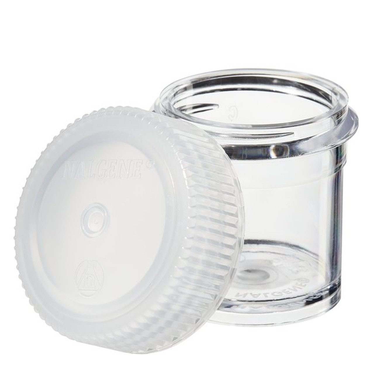 STORAGE Jar CONTAINERS Clear Polystyrene Wide Mouth Containers White Screw  on Lid Choose Size Quantity 2 4 6 8 Ounce 1 Container Plus 1 Lid 