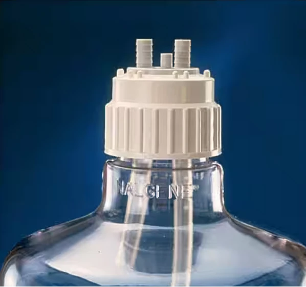 83b Closure Nalgene® 2162-0831 Filling Caps, 83B for 6mm tubing, PP closure, TPE ...