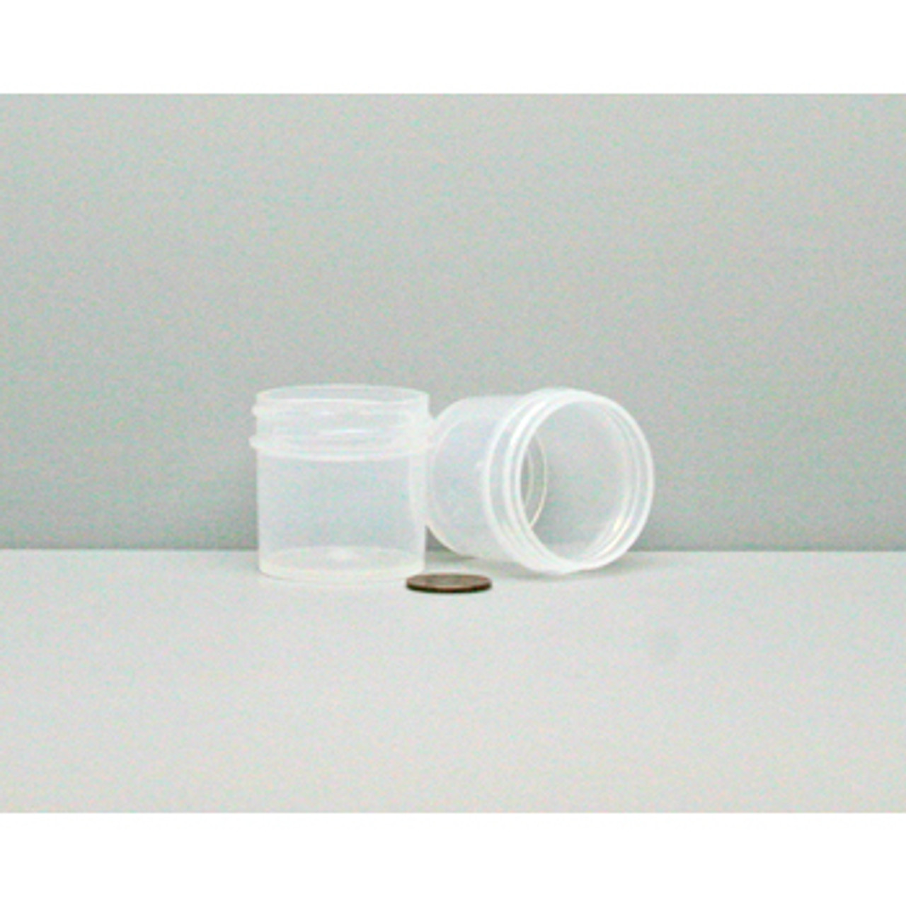 1 oz Clear Glass Straight Sided Jars 43-400 Neck Finish
