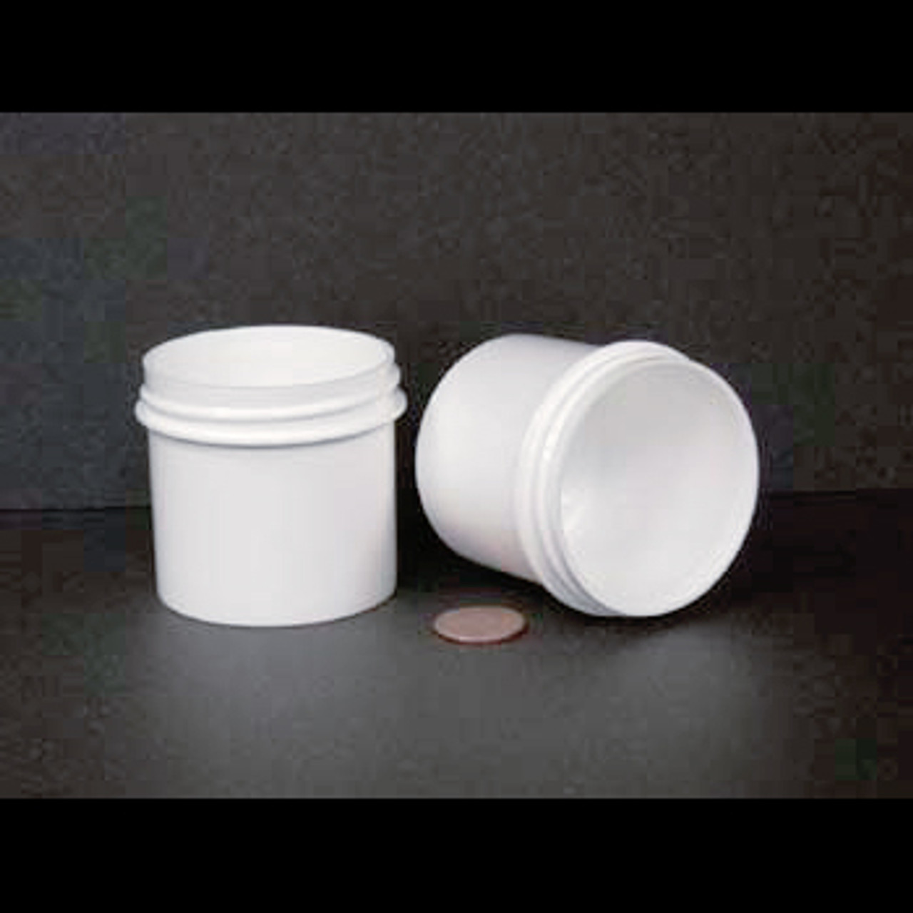 Bulk 3oz 58mm Polypropylene Jars, 80mL (no caps), case/432