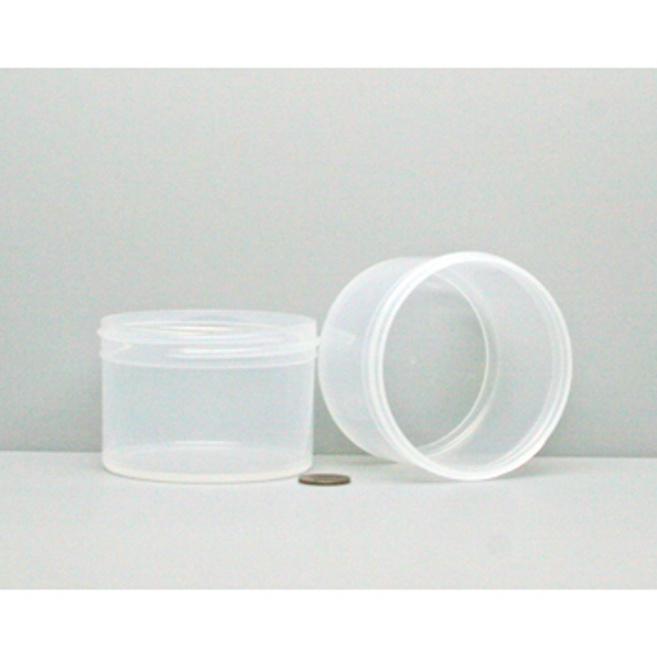 Globe Scientific Specimen Container, 5oz. with Separate Snap Cap, PP, Graduated