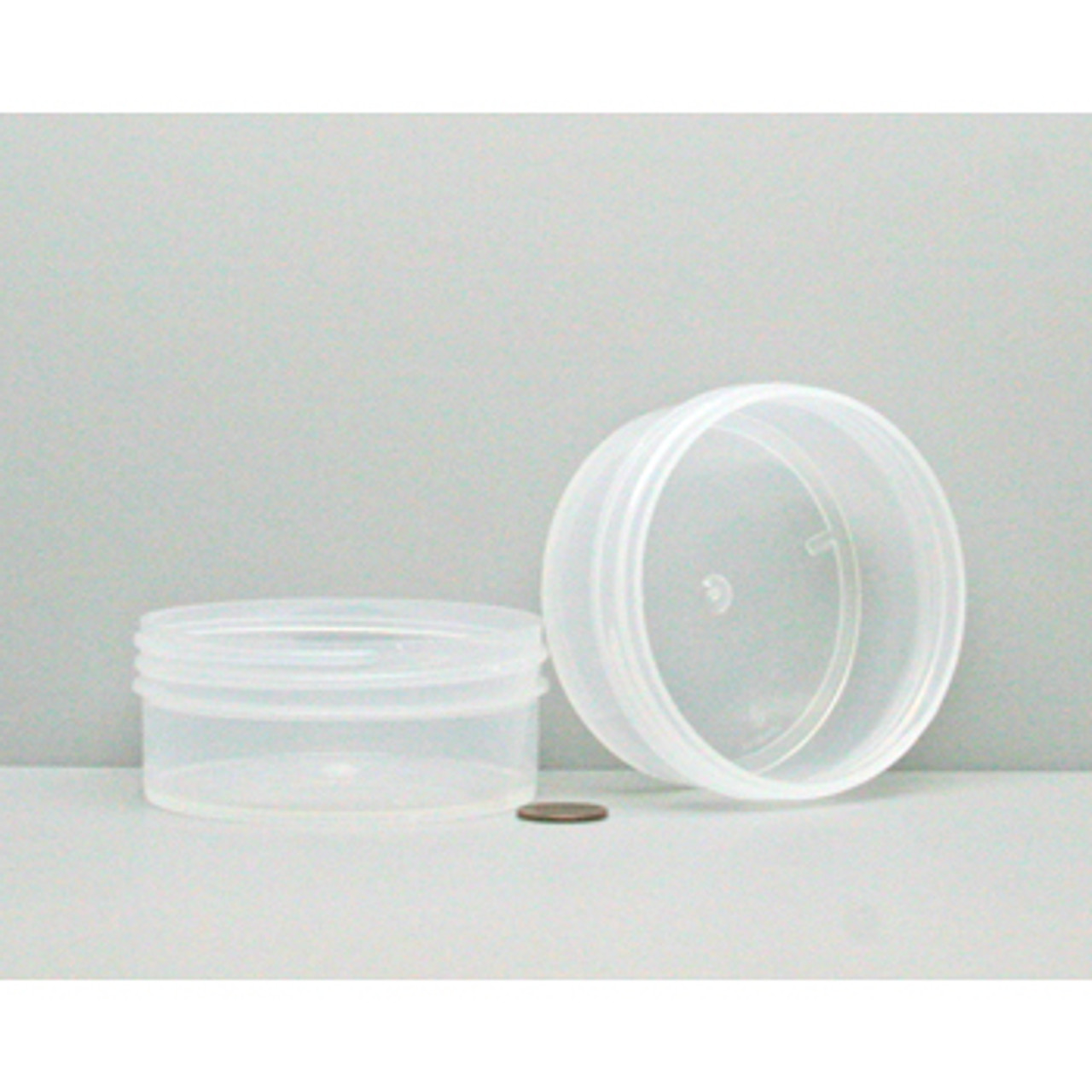 Bulk 4oz 89mm Polypropylene Jars, 125mL (no caps), case/510