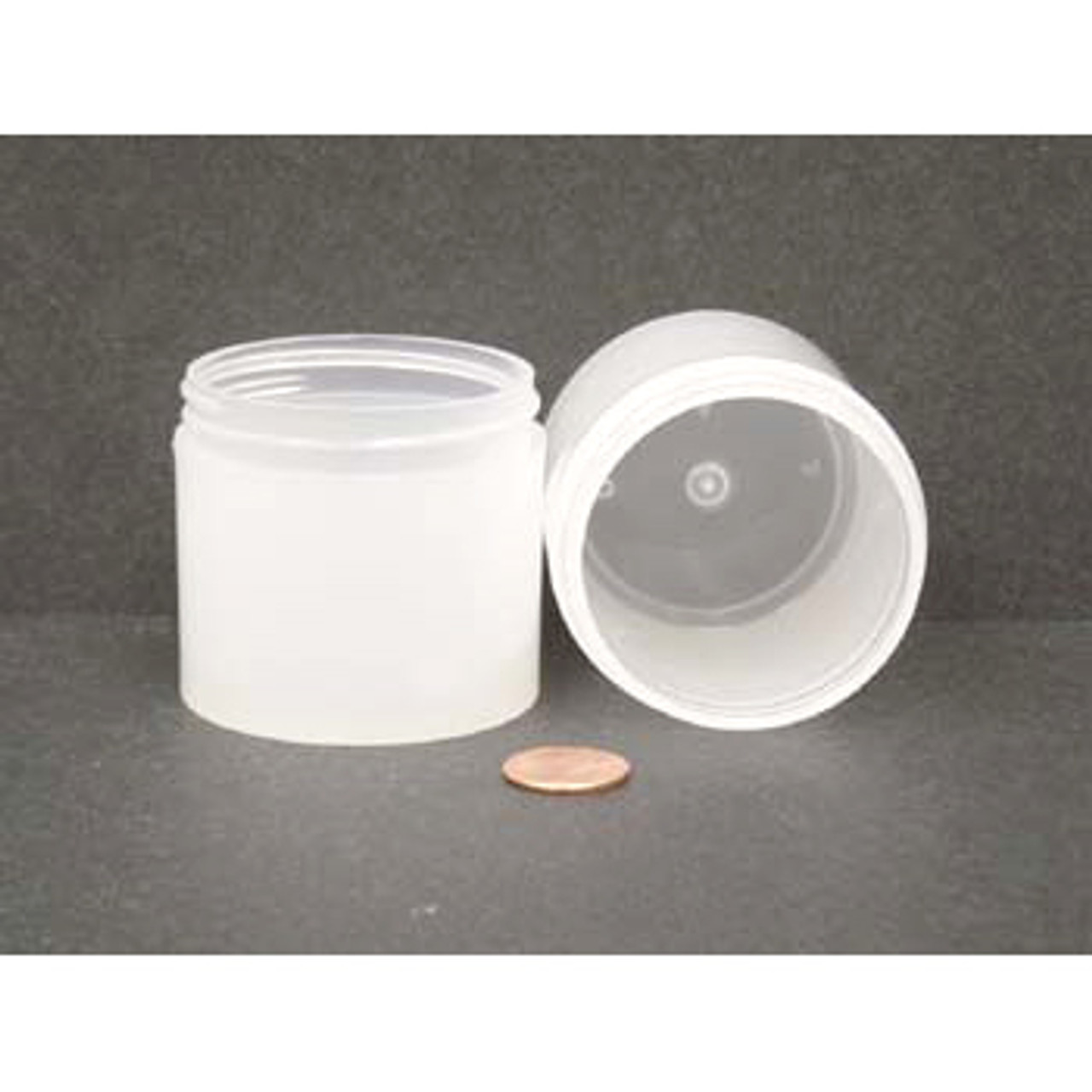 Bulk 3oz 58mm Polypropylene Jars, 80mL (no caps), case/432