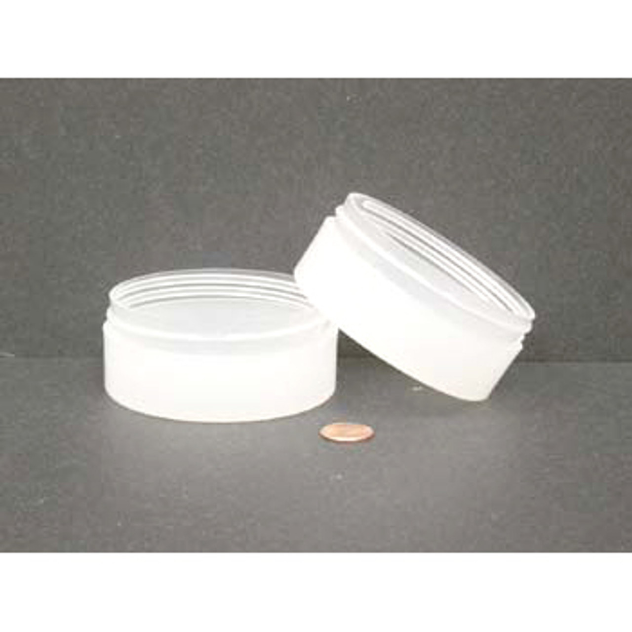4 oz White Polypropylene Single Wall Jar 70-400