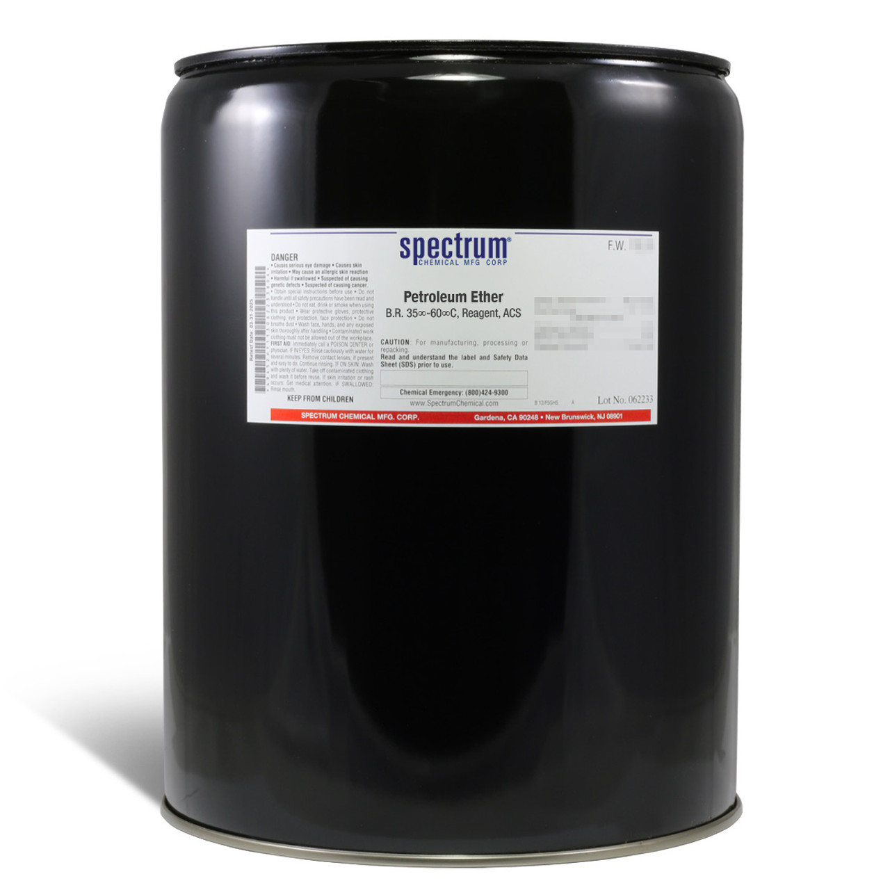 Petroleum Ether, B.R. 35 DEG -60 DEG C Reagent, ACS, 20L, Each