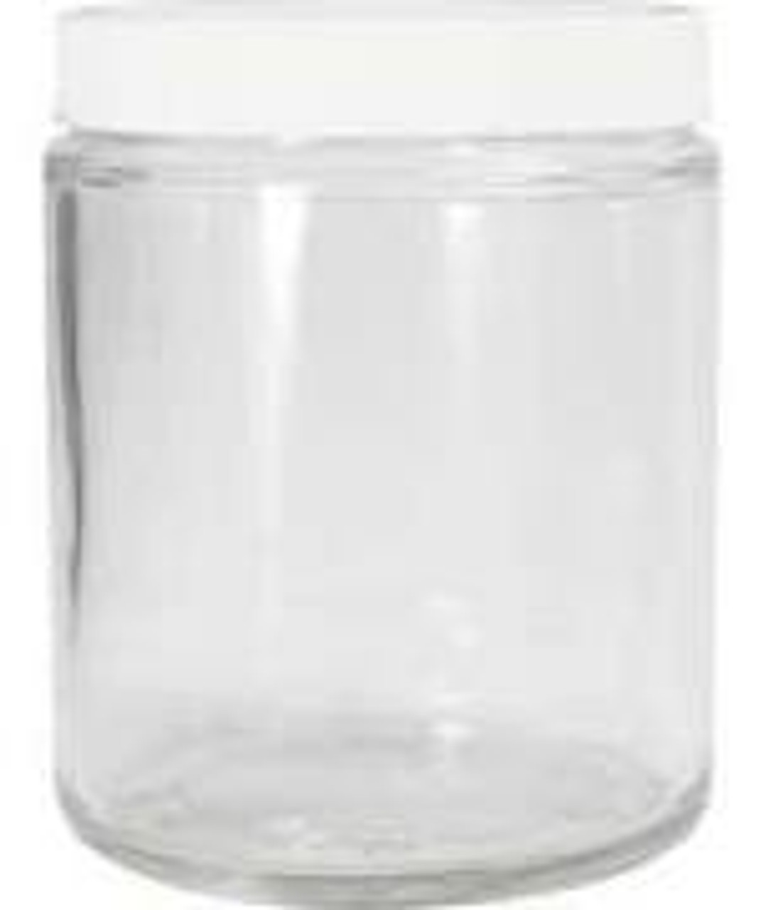 8oz Amber Glass Straight Sided Jars