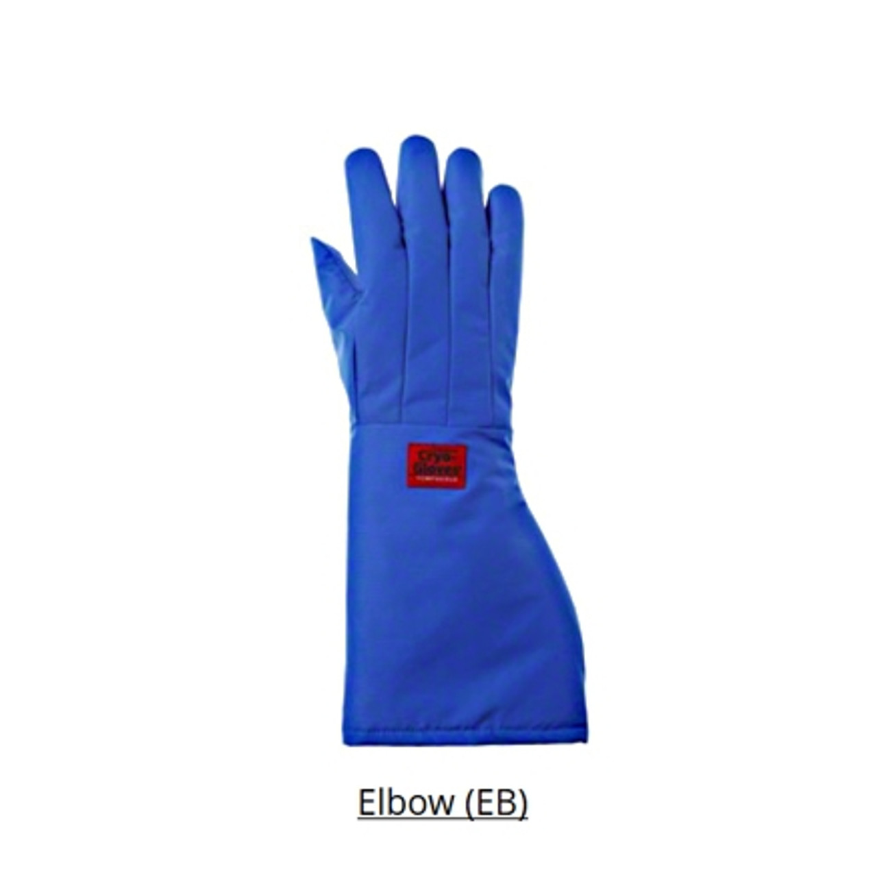 Tempshield Waterproof Cryo-Grip Gloves, Elbow, Medium (9), Blue