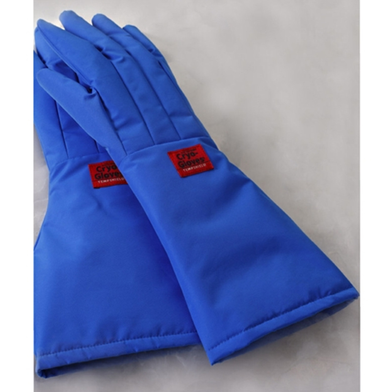 Tempshield Waterproof Cryo-Grip Gloves, Elbow, Medium (9), Blue