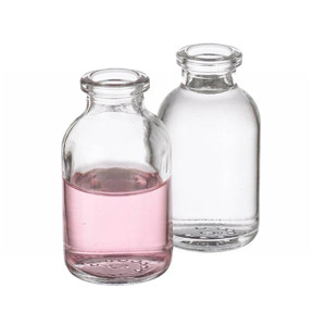 Wheaton® 20mL Serum Bottles, Clear, Borosilicate Glass, Crimp Top, case/288