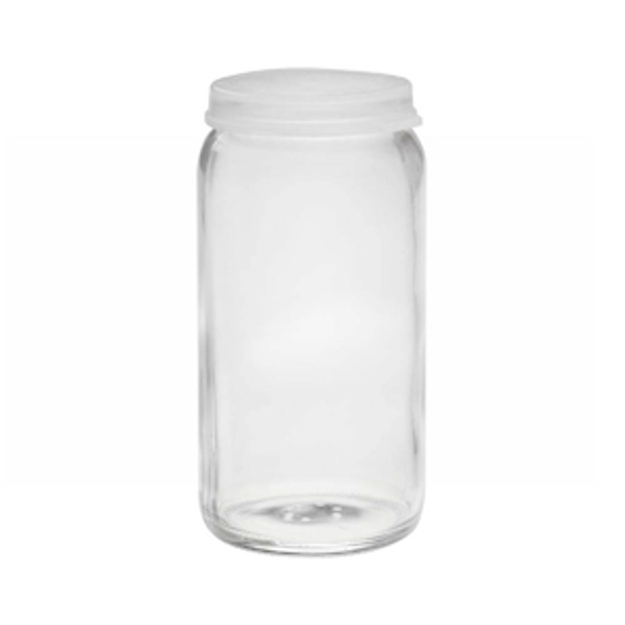 16 Oz Soda Lime Glass Jar with Clamp Lid - LAST CHANCE