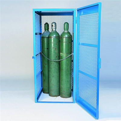 Gas Bottle Collapsible Cylinder Bottle Storage Galvanised Steel Mesh Cage Locked