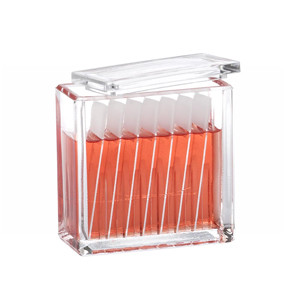 Wheaton® 16 Slide Glass Staining Jar, Hellendahl, case/6