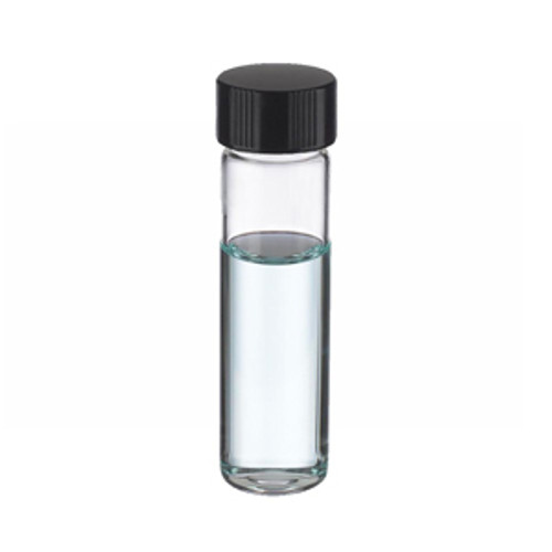 Wheaton® 8mL Clear Borosilicate Glass Vials in a box, PTFE /Rubber Liner, case/144