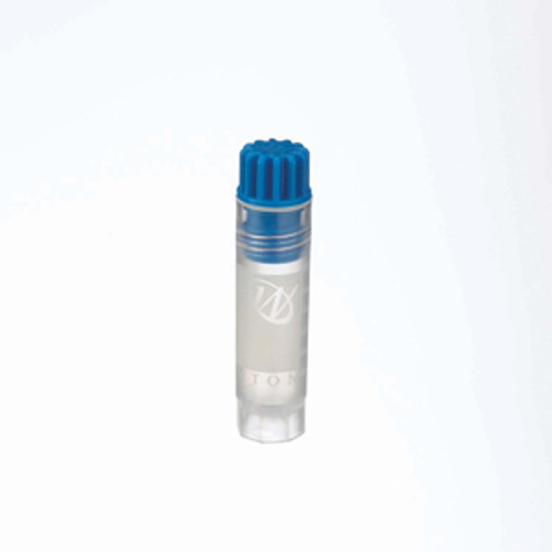 Wheaton® 2mL Internal Thread CryoElite Vials, Blue, Natural Caps, Label, sterile, case/500