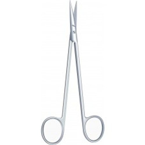 Iris Scissors, Fine, Straight Blade, 1" Cutting Edge, Surgical Grade, 4.5", each
