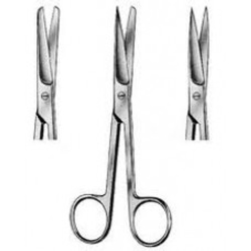 Operating Scissors, Surgical Grade, Sharp/Blunt, Heavy Duty, 4.5", pack of 12