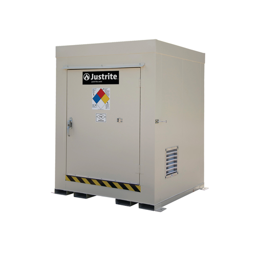 Outdoor Storage Locker, Non-Combustible, 4-Drum with Explosion Relief