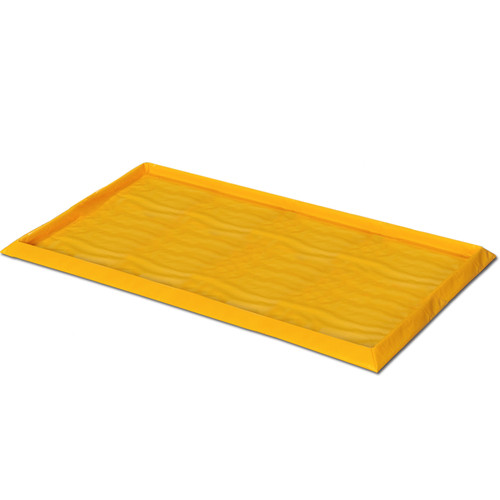 Eagle® 8 Drum SpillNest Spill Containment, 57.5" x 108.5", 60 Gal, Yellow