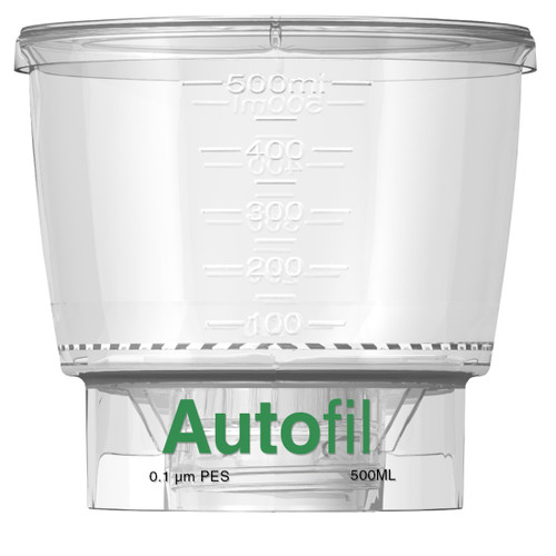 Autofil Funnel Only, 500mL, 0.1um PES Case/24