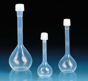 Volumetric Flask, Perfluoxy (PFA) Class A, 25mL
