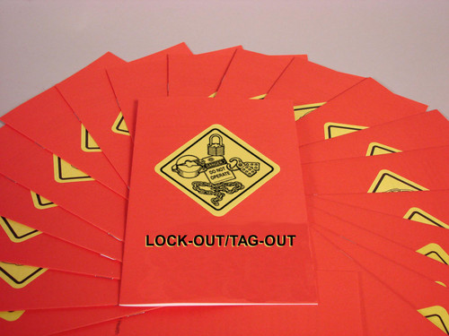 Safety Training: Lock-Out/Tag-Out Booklet, pack/15