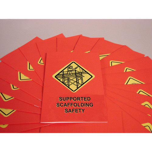 MARCOM Employee Booklets, Supported Scaffolding Safety, English, pack/15