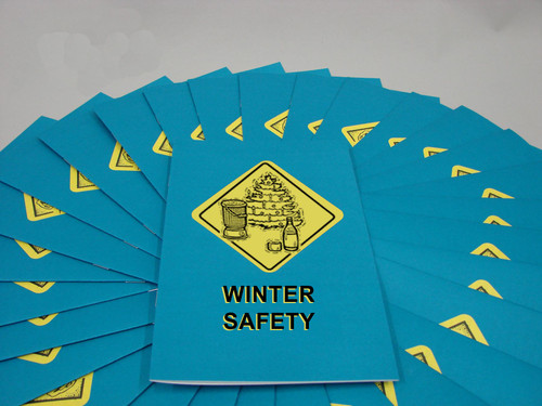 Safety Training: Winter Safety Employee Booklet, pack/15