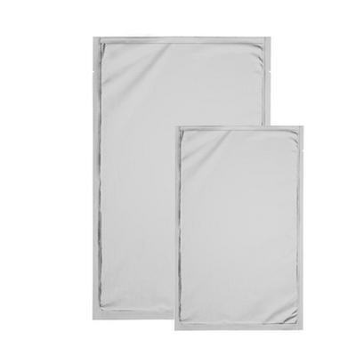 Metallic Heat-Seal Bags, 2.5 mil SilverPAK with Tear Notch, case/1000