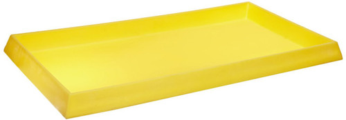 Yellow Secondary Containment Tray, Choose Grate