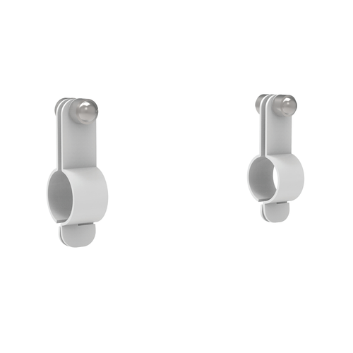 Justrite® Replacement Brackets For Universal Pictogram Signs, Showers without Insulation