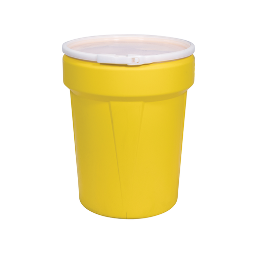 Eagle® 40 Gallon Drum, Metal Lever-Lock, Lab Pack Plastic Barrel Drum, Blue