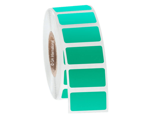 NitroTAG - Cryogenic Barcode Labels for Liquid Nitrogen Storage, Green Seafoam, 1" x 0.5", 1000 labels/roll