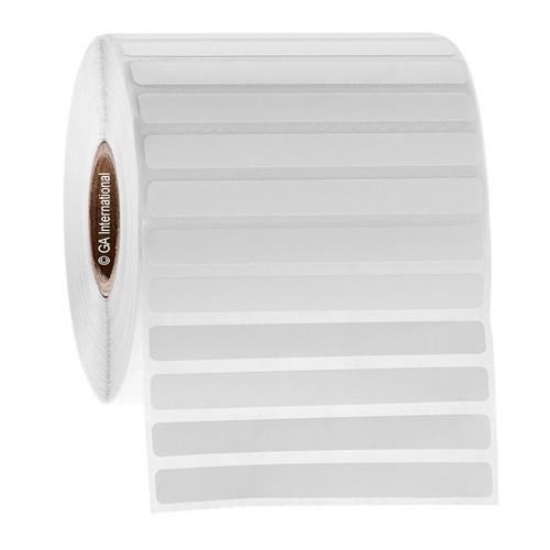 NitroTAG - Cryogenic Barcode Labels for Liquid Nitrogen Storage, White, 2.64" x 0.276", 2000 labels/roll