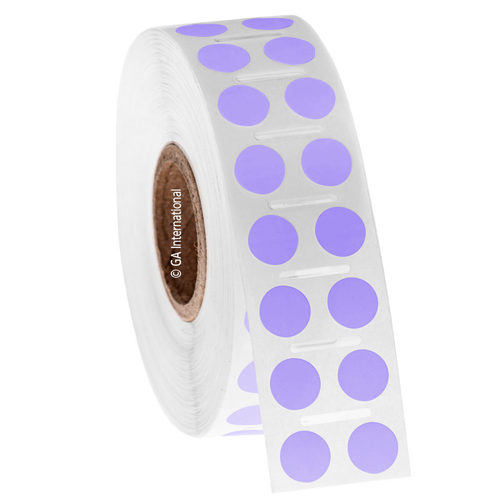 NitroTAG - Cryogenic Barcode Labels for Liquid Nitrogen Storage, Lavender, 0.354", 4000 labels/roll