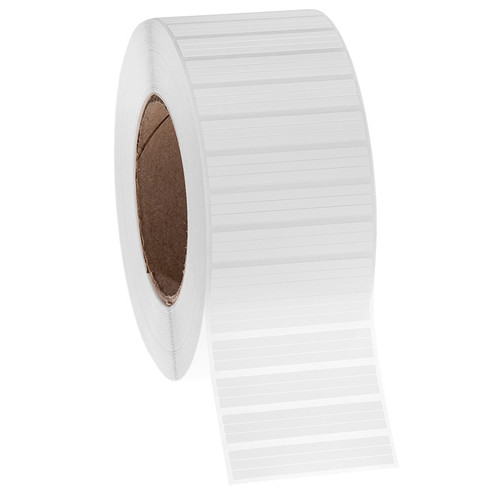 NitroTAG - Cryogenic Barcode Labels for Liquid Nitrogen Storage, White, 2.48" x 0.15", 6000 labels/roll