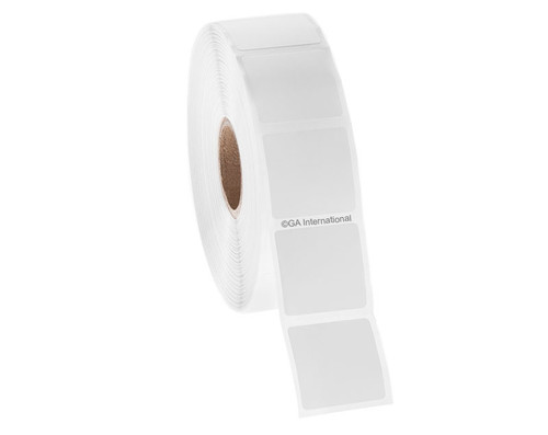 NitroTAG - Cryogenic Barcode Labels for Liquid Nitrogen Storage, White, 1" x 1", 1000 labels/roll