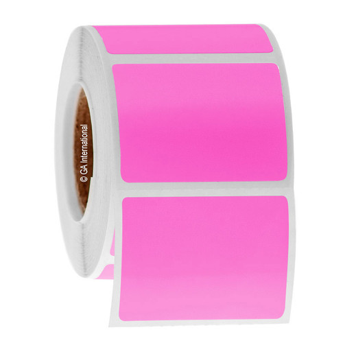 NitroTAG - Cryogenic Barcode Labels for Liquid Nitrogen Storage, Pink, 1.5" x 1.125", 1000 labels/roll