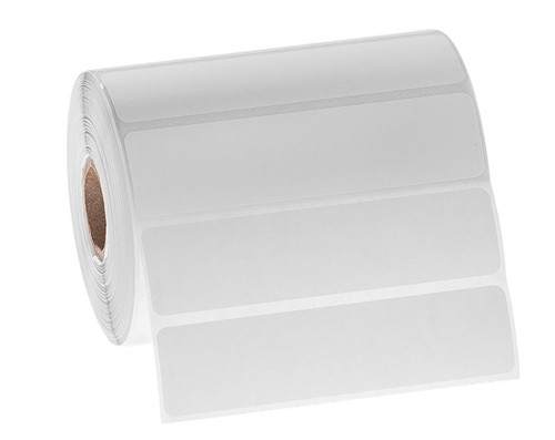 NitroTAG - Cryogenic Barcode Labels for Liquid Nitrogen Storage, White, 4" x 1", 1000 labels/roll