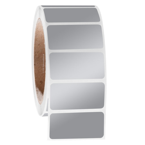 NitroTAG - Cryogenic Barcode Labels for Liquid Nitrogen Storage, Silver, 2" x 1", 2000 labels/roll