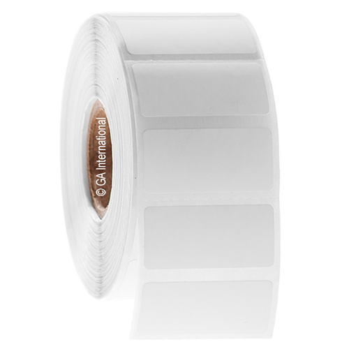 NitroTAG - Cryogenic Barcode Labels for Liquid Nitrogen Storage, White, 1.3" x 0.625", 2000 labels/roll