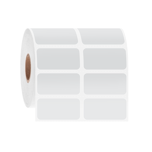 NitroTAG - Cryogenic Barcode Labels for Liquid Nitrogen Storage, White, 1.5" x 0.75", 4000 labels/roll