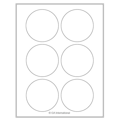 Permanent Cryo-LazrTAG - Cryogenic Labels for Laser Printers (US Letter) PATENTED, White, 3.125", 96 labels/pack, 16 sheets/pack
