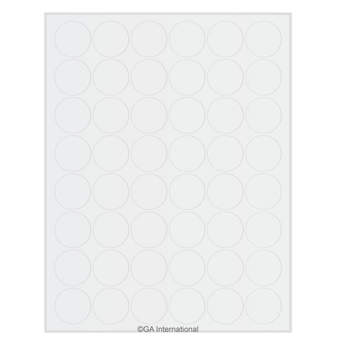 Removable Cryo-LazrTAG - Cryogenic Labels for Laser Printers (A4) PATENTED, White, 1.25", 768 labels/pack, 16 sheets/pack
