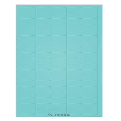 Removable Cryo-LazrTAG - Cryogenic Labels for Laser Printers (US Letter) PATENTED, Mint, 1.42" x 0.55", 1,520 labels/pack, 16 sheets/pack