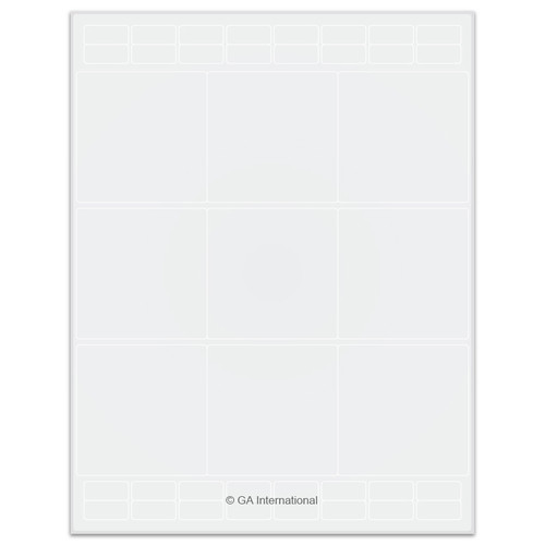 Removable Cryo-LazrTAG - Cryogenic Labels for Laser Printers (US Letter) PATENTED, White, 2.75" x 2.75", 144 labels/pack, 16 sheets/pack